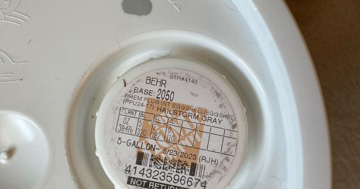 Behr Premium Plus paint, 5 gallons for 30 in Perkasie, PA For Sale