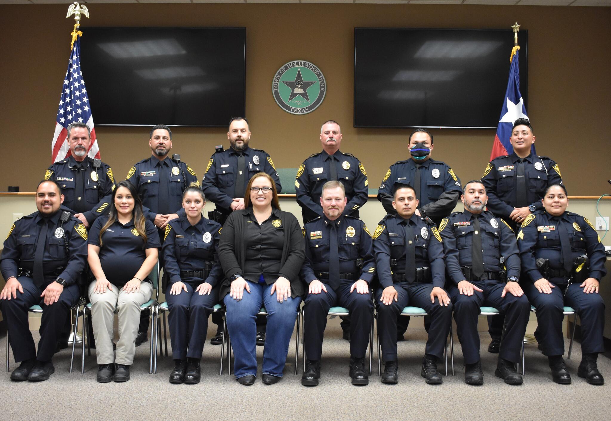 2021 annual department photo (Hollywood Park Police Department
