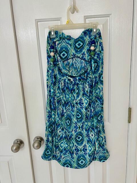 cheap halter dresses Anabelle Halter Neck Lace Maxi Dress - Baby Blue main image 1