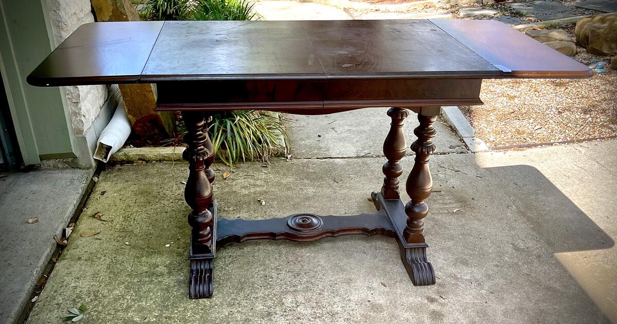 Antique Double Sided Drop Leaf Dining Table for $180 in Austin, TX ...