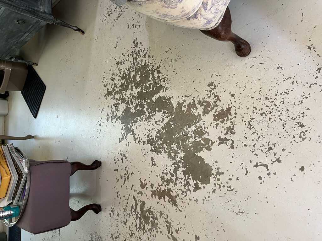 Interior concrete floor photo