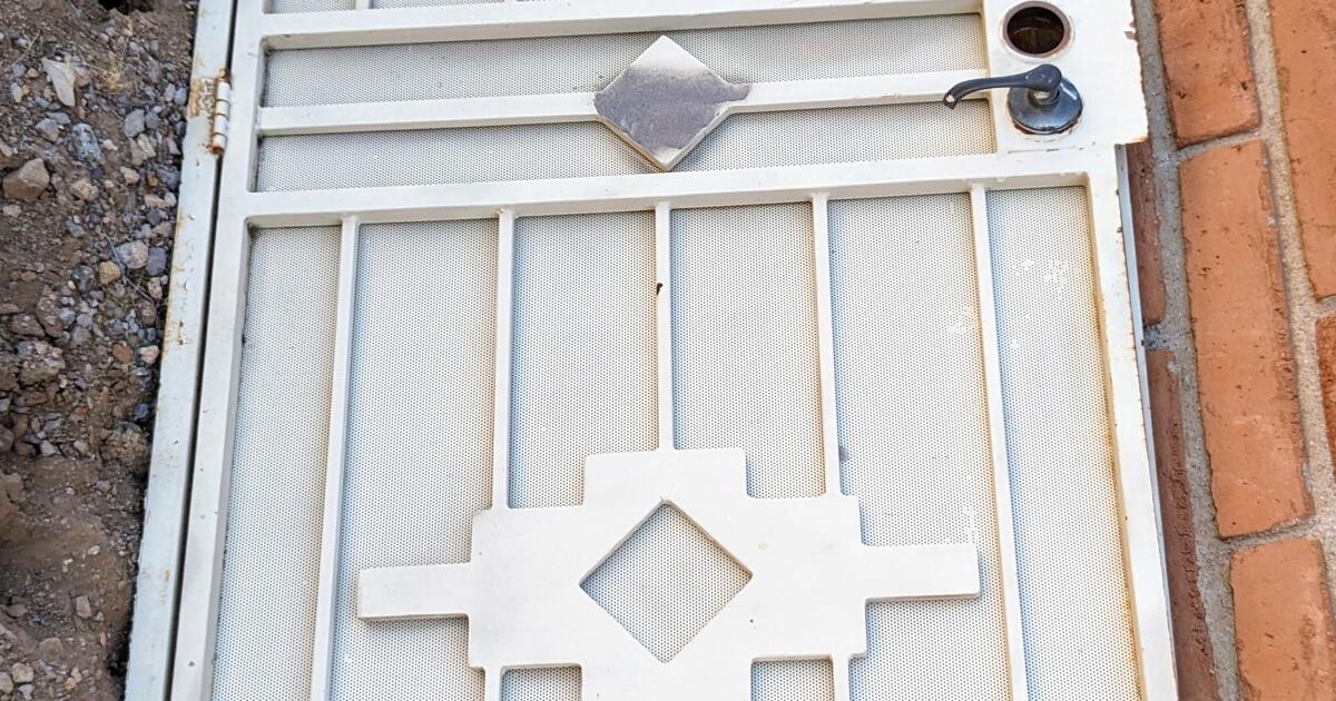 Wrought Iron Screen Door for 60 in Tucson, AZ For Sale & Free — Nextdoor