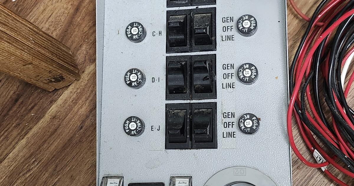 Gentran Circuit Switch for 100 in Spokane, WA For Sale & Free — Nextdoor