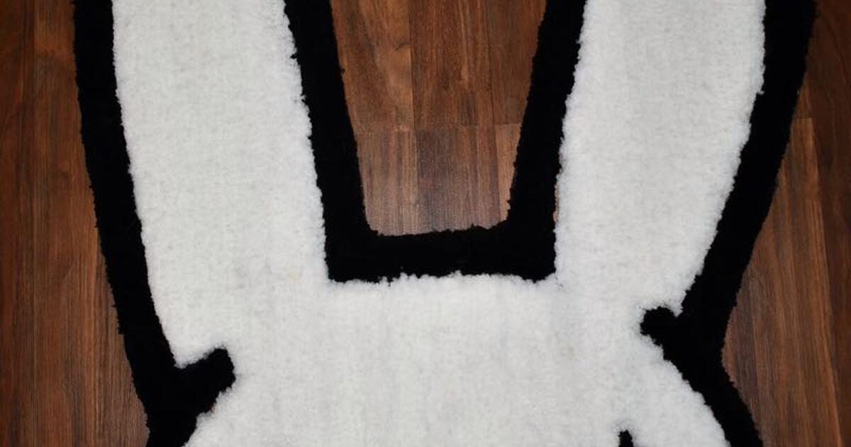 Bad Bunny custom rug for 115 in Bowie, MD Finds — Nextdoor