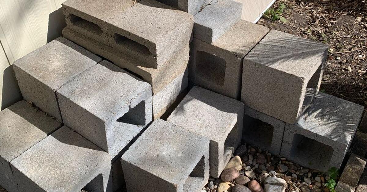 Cinder Box With Rocks Concrete Cinder Blocks and Rocks for Free in Spring, TX | For Sale ...