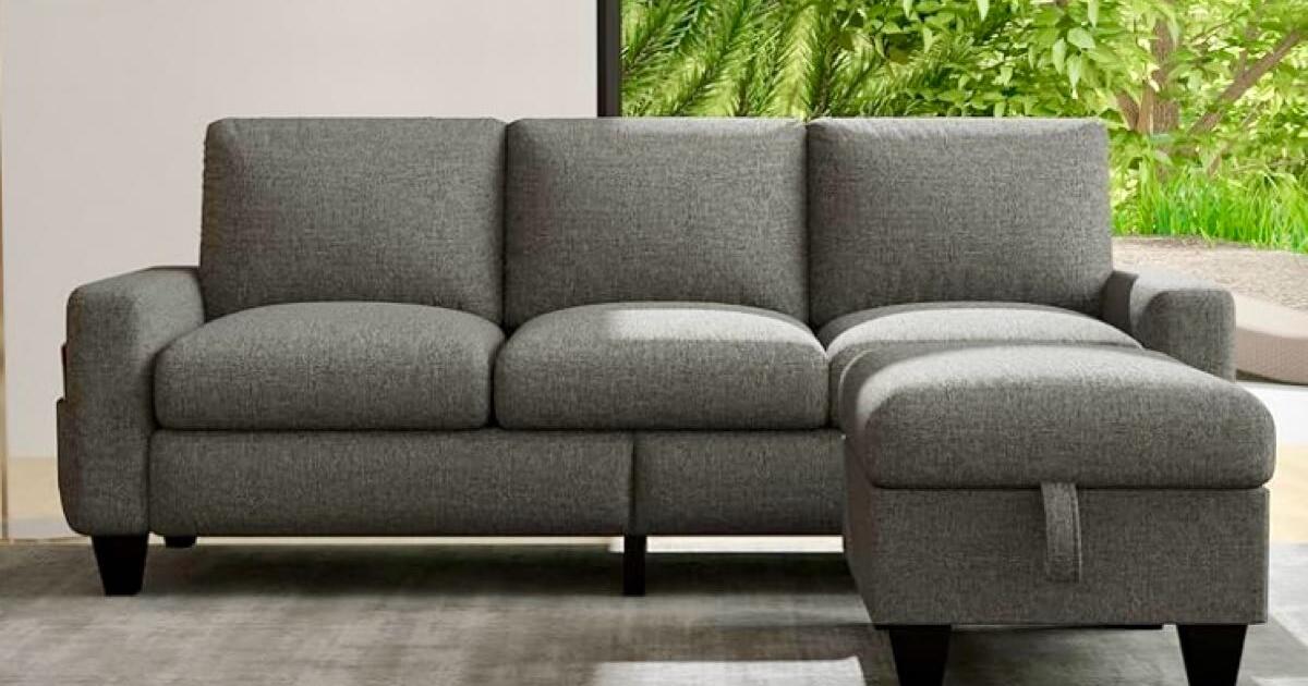 BRAND NEW Gray Sofa with Adjustable Ottoman for 200 in Thousand Oaks