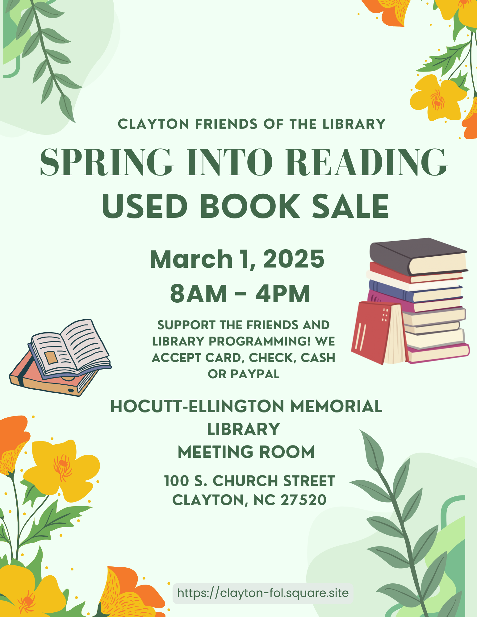 Spring Book Sale