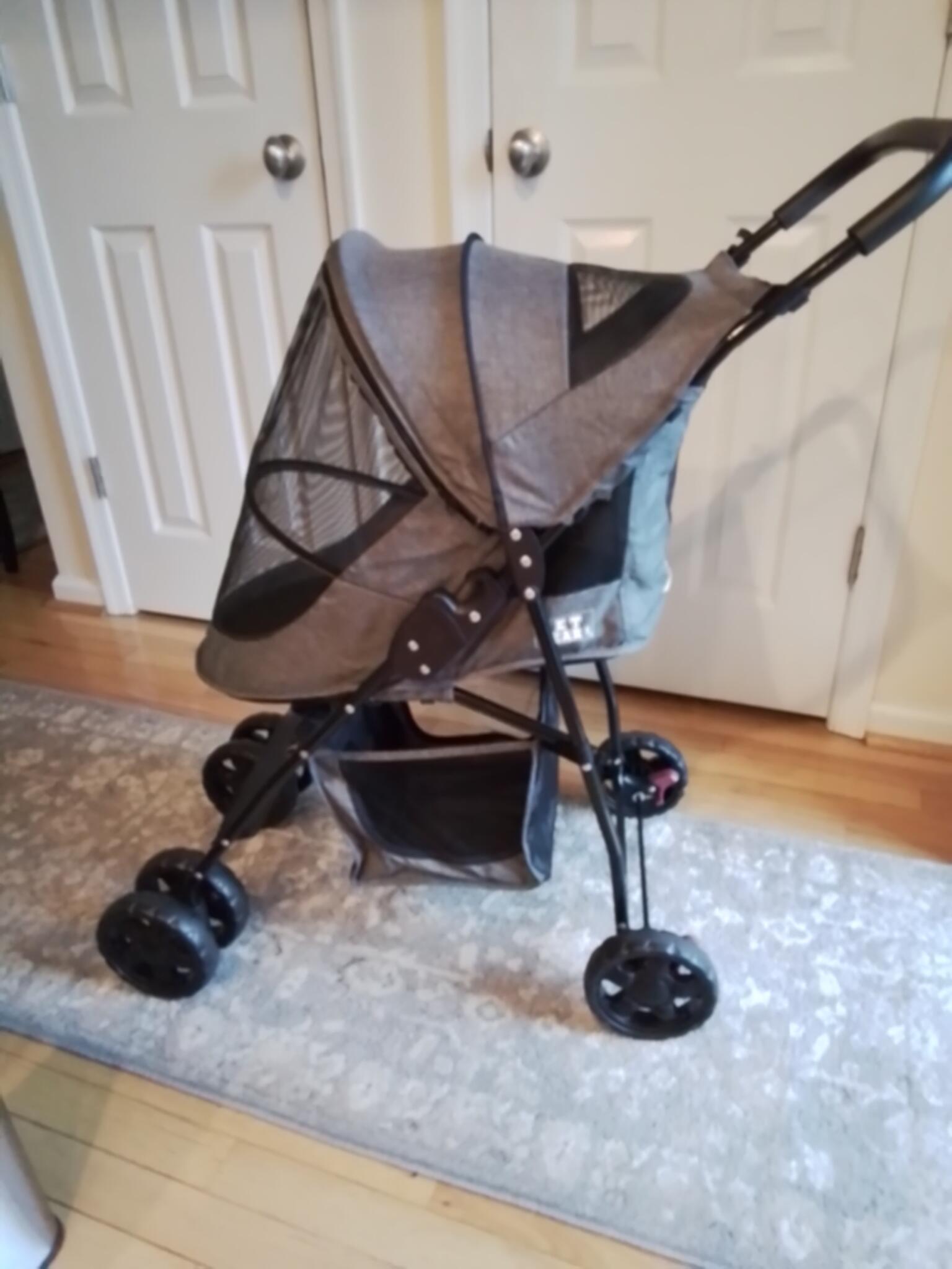 Gray Pet Stroller