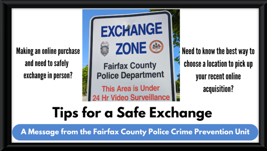 Safety Tips for Safe Exchanges of Online Purchases & Exchange Zones. Do