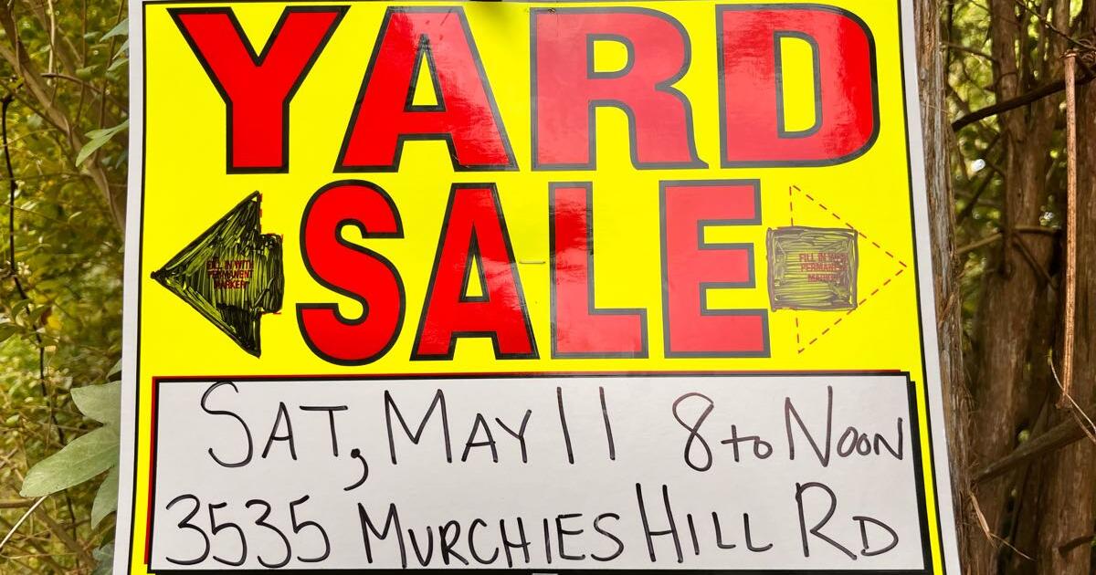 Yards sales this weekend near me