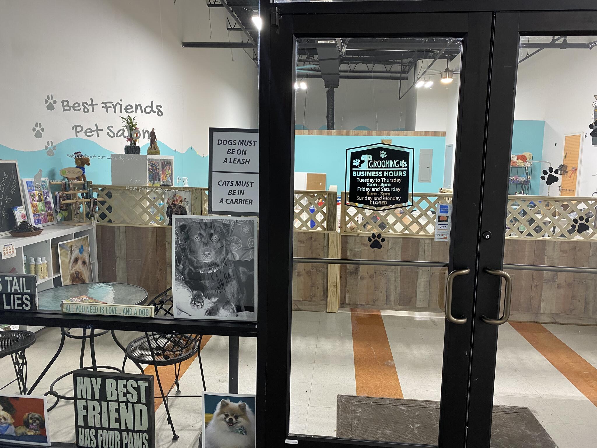 Best friends pet sales salon