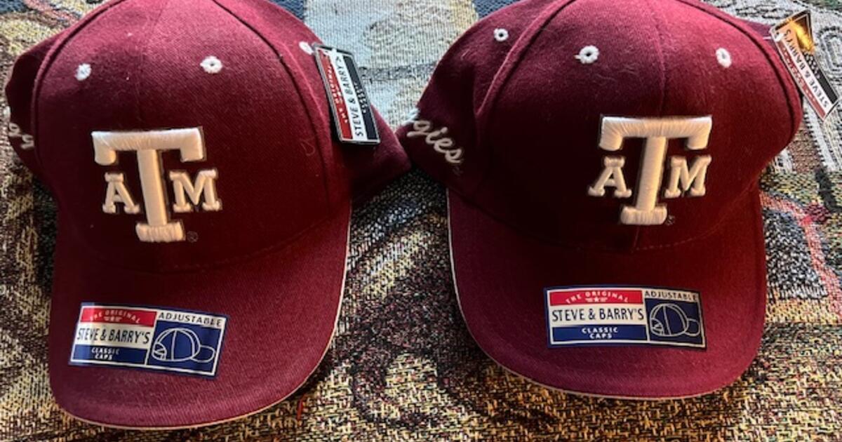 2 Texas A&M Aggies Caps New w/Tags from Steve and Barry's. for $20 in ...