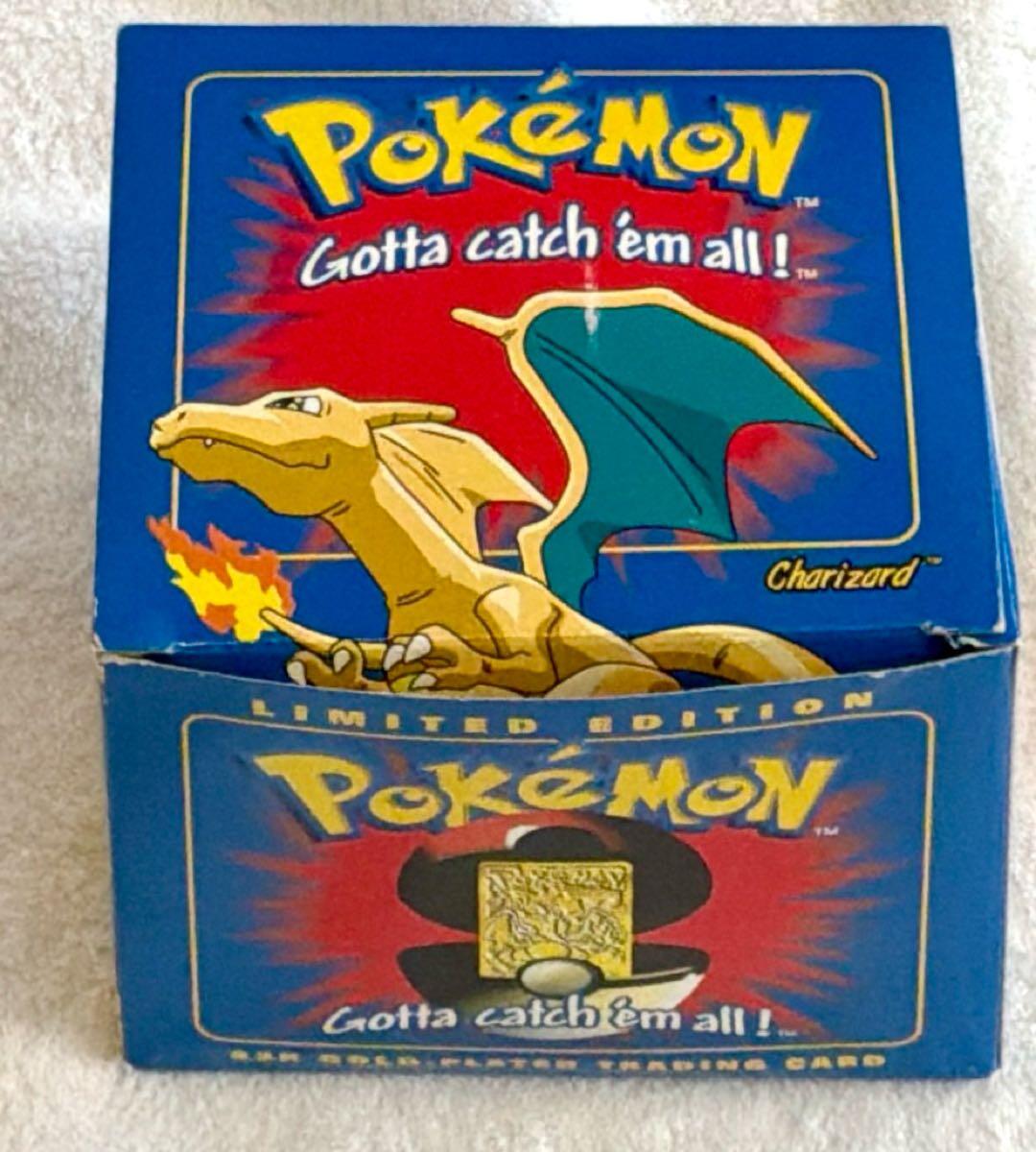 Pokmon Limited Edition-1999 Charizard #6-Sealed In Original Box-23K Gold  Plated Trading Card For $200 In Morton Grove, IL | For Sale & Free   Nextdoor