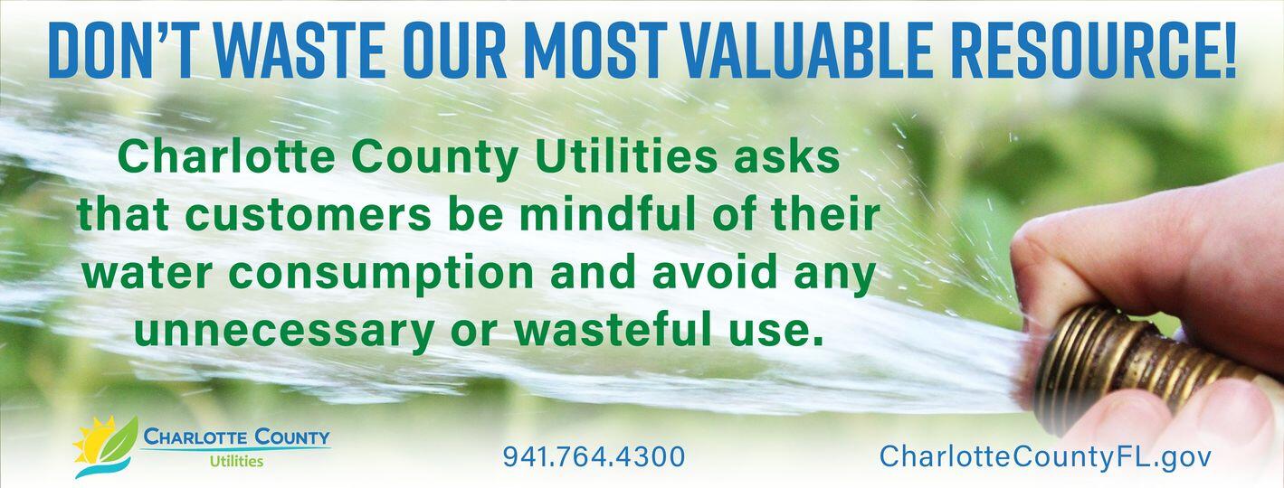 💦 The Charlotte County Utilities Department reminds residents of year