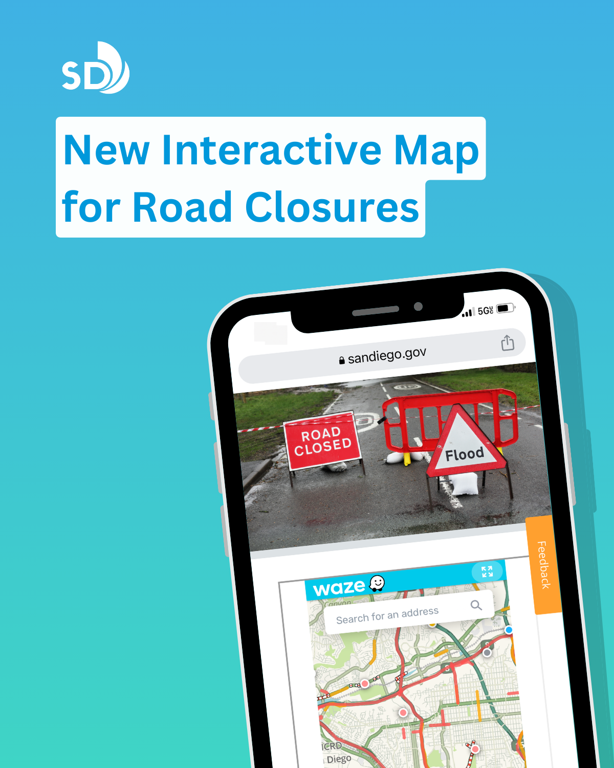 Stay informed and plan your route with the City's new interactive map 