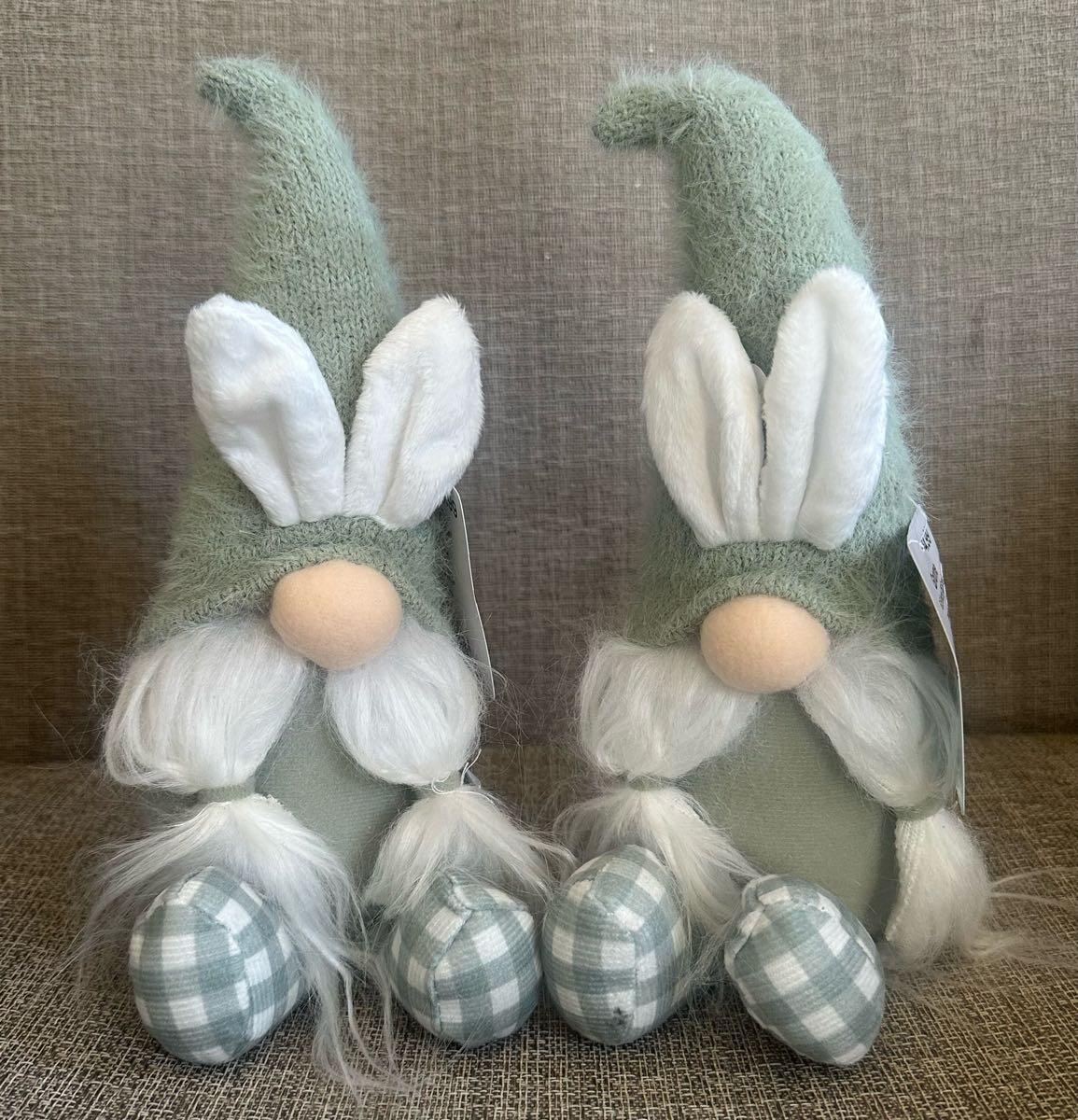 Cute Easter Gnome Decorations- Set of 2