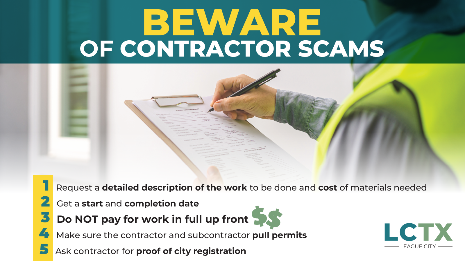 WATCH OUT FOR CONTRACTOR SCAMS‼️ — Nextdoor