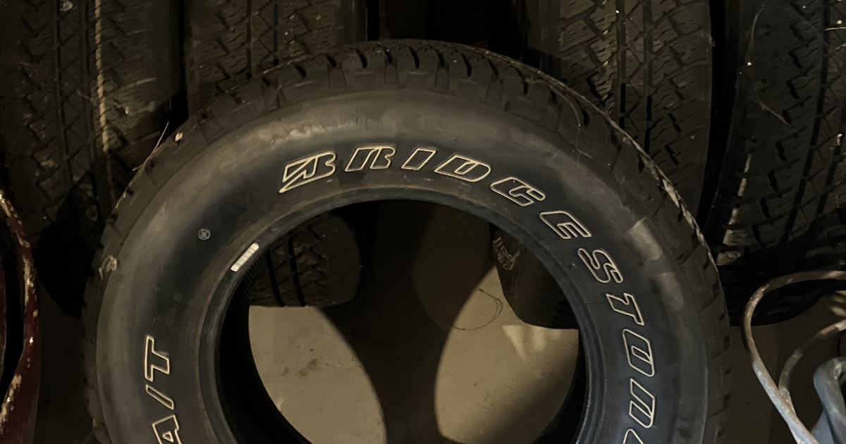 5 tires, 5,000 miles, Bridgestone Durant A/T for 500 in North Royalton