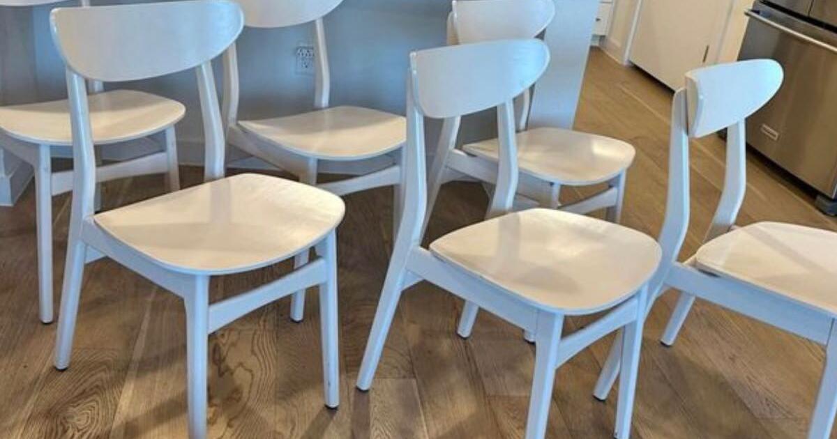 West Elm Cafe Dining Chairs 6 for 240 for 240 in Austin, TX Finds