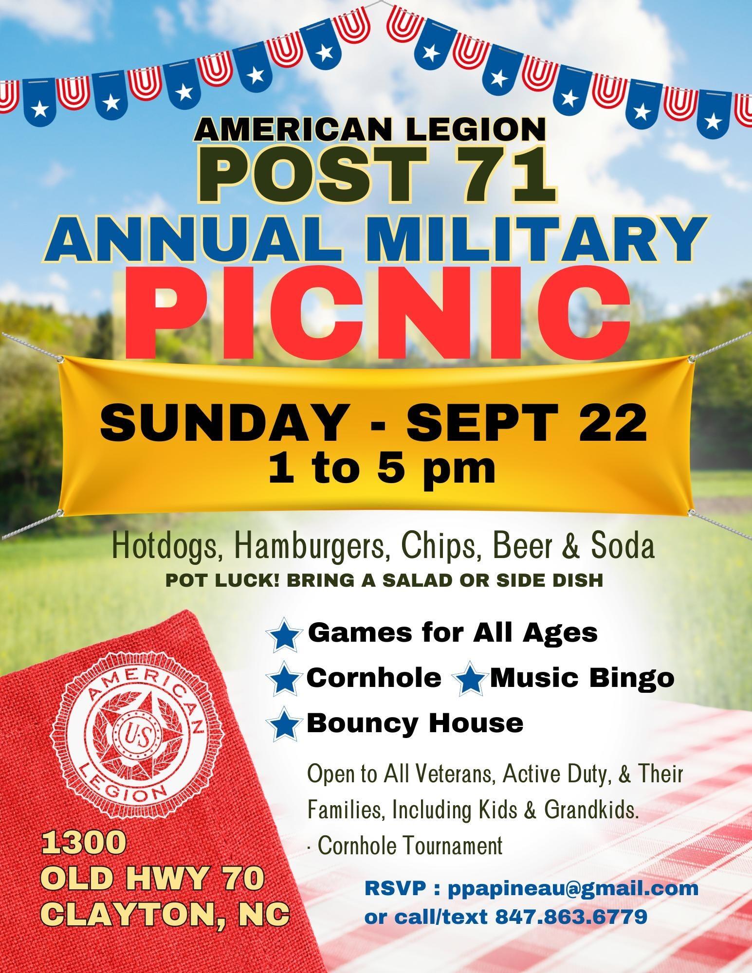 American Legion Annual Military Picnic