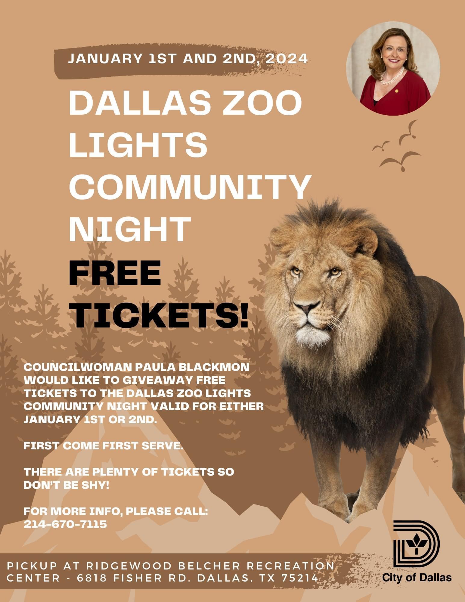 Dallas Zoo Lights Community Night (City of Dallas) — Nextdoor — Nextdoor