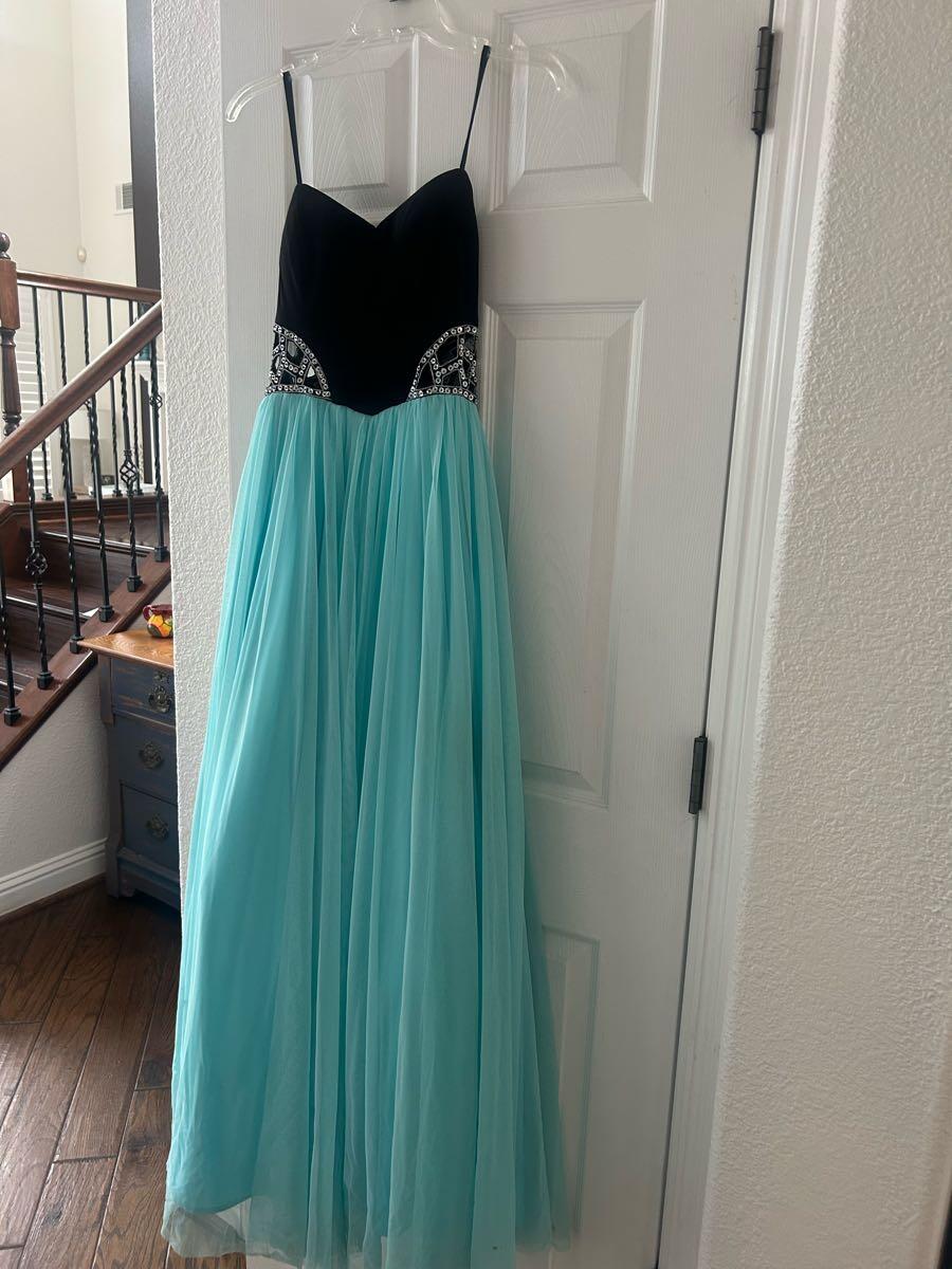 open lace back dress Alyce Prom Dress 61755 main image 0