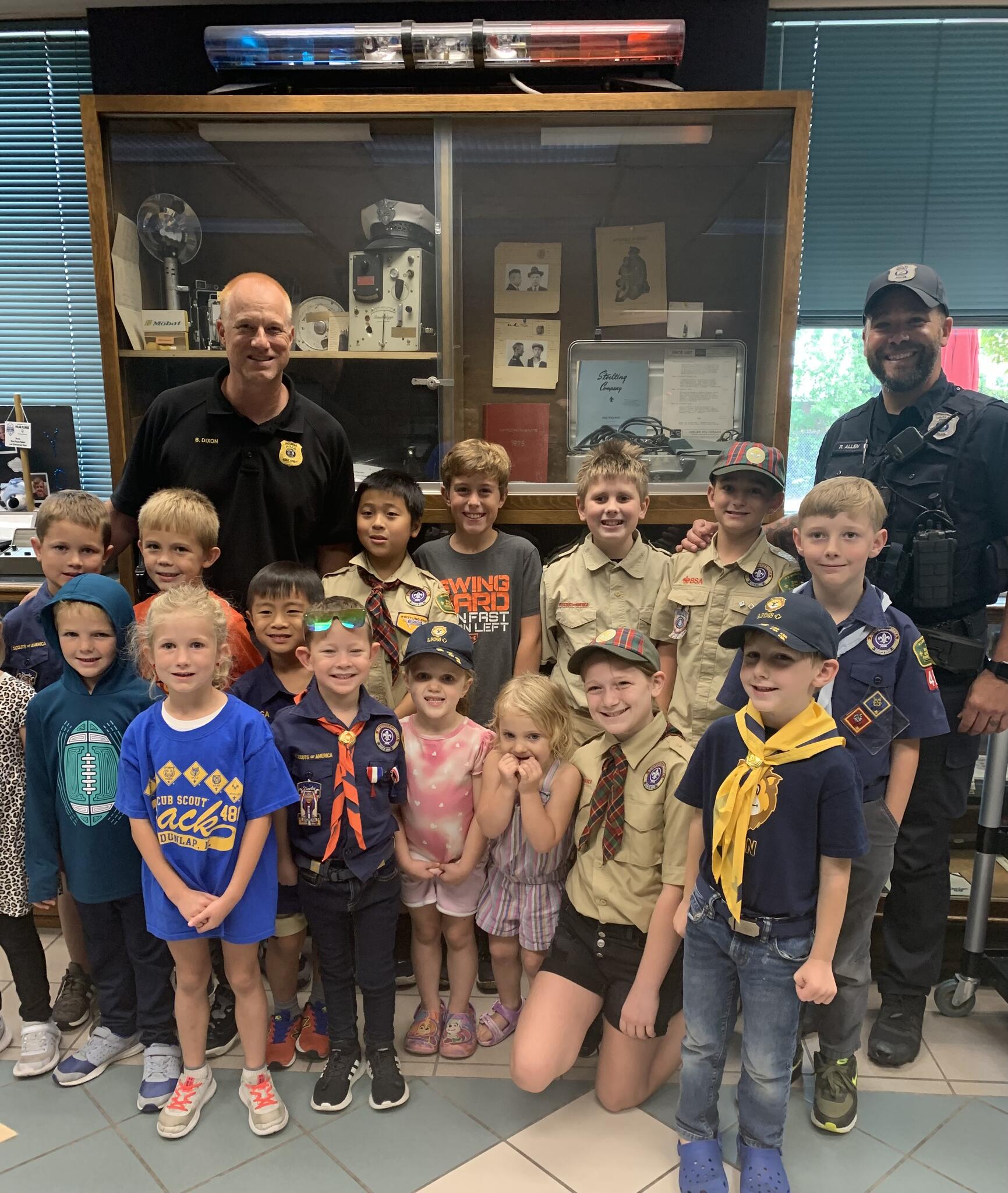 SCOUTS HONOR Peoria Police Officer, Rob Allen’s Boy Scout Pack 3488