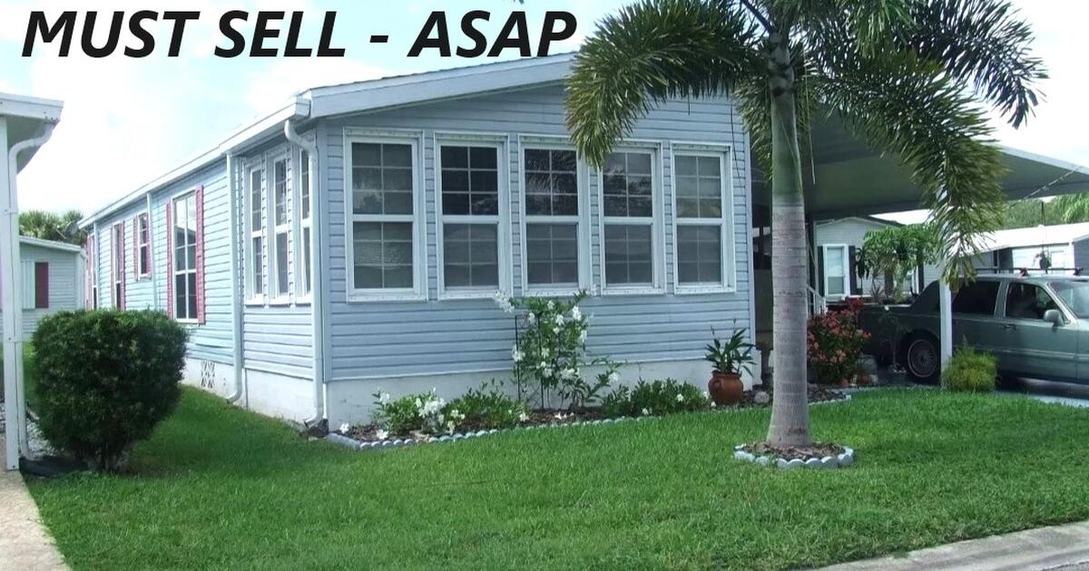 1990 Manufactured Home in Heron Cay for 45000 in Vero Beach, FL For