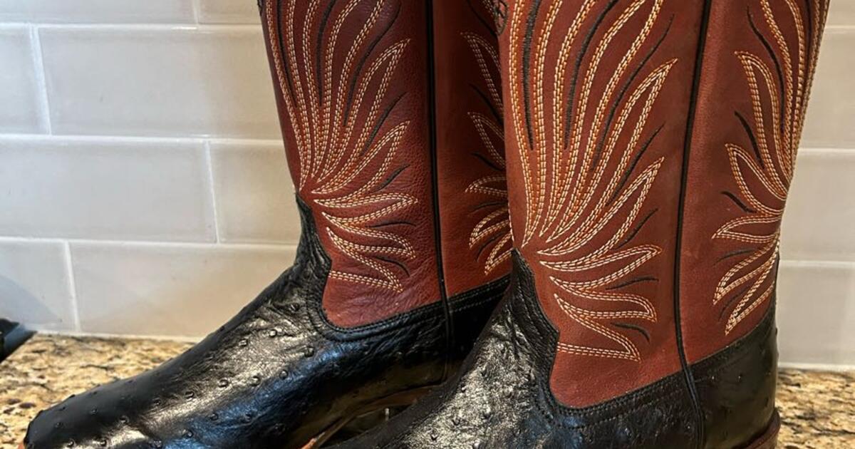Men’s Ariat Ostrich Boots- Brand New for $225 in Queen Creek, AZ | For ...