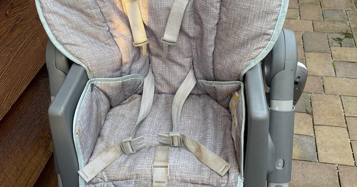 Baby Trend portable crib like new; Grace High Chair also great shape