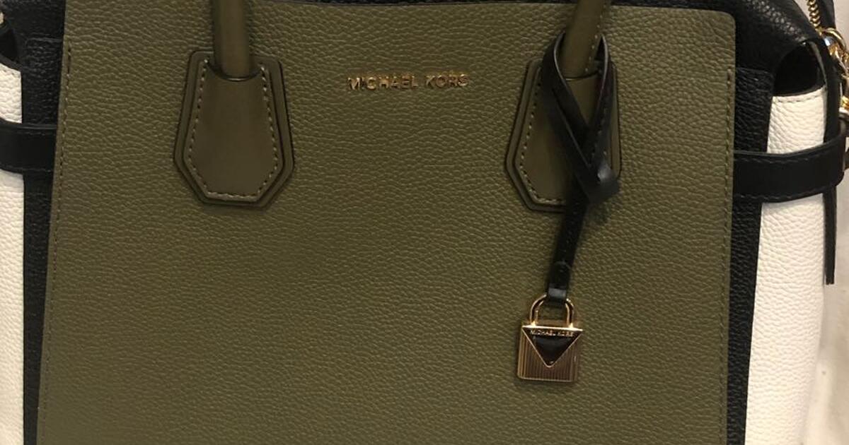 michael michael kors cleo small saffiano leather satchel
