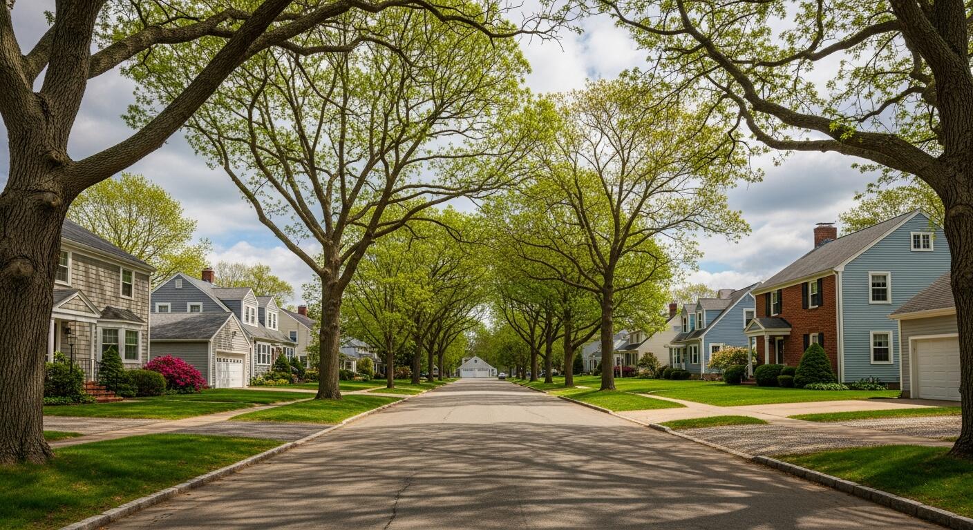 Panoramic Corner House with American Flag and for Sale Sign at Neighborhood  Suburbs Dallas, Texas Editorial Image - Image of house, agent: 179905555, image size:1408x768