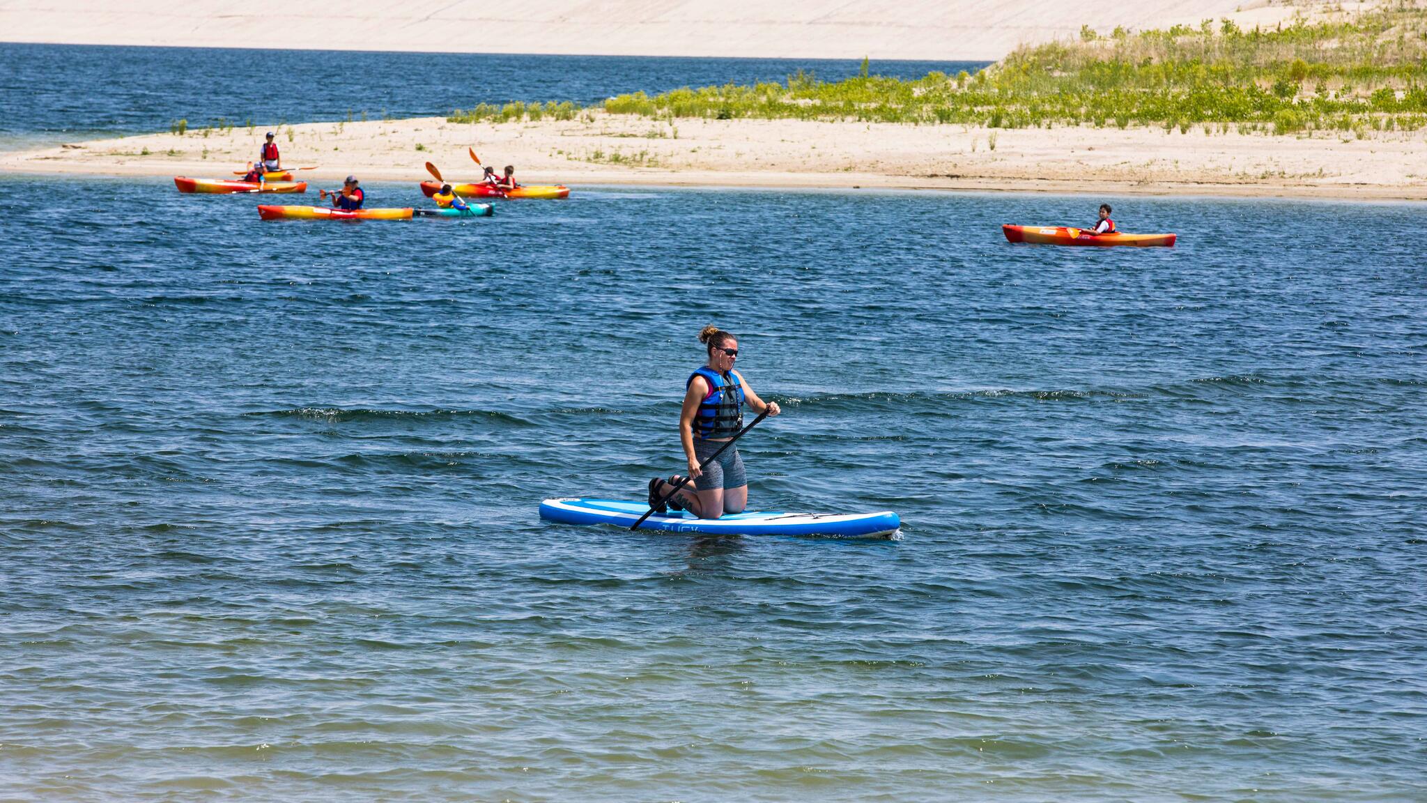 Float a kayak, canoe or standup paddleboard at the RueterHess