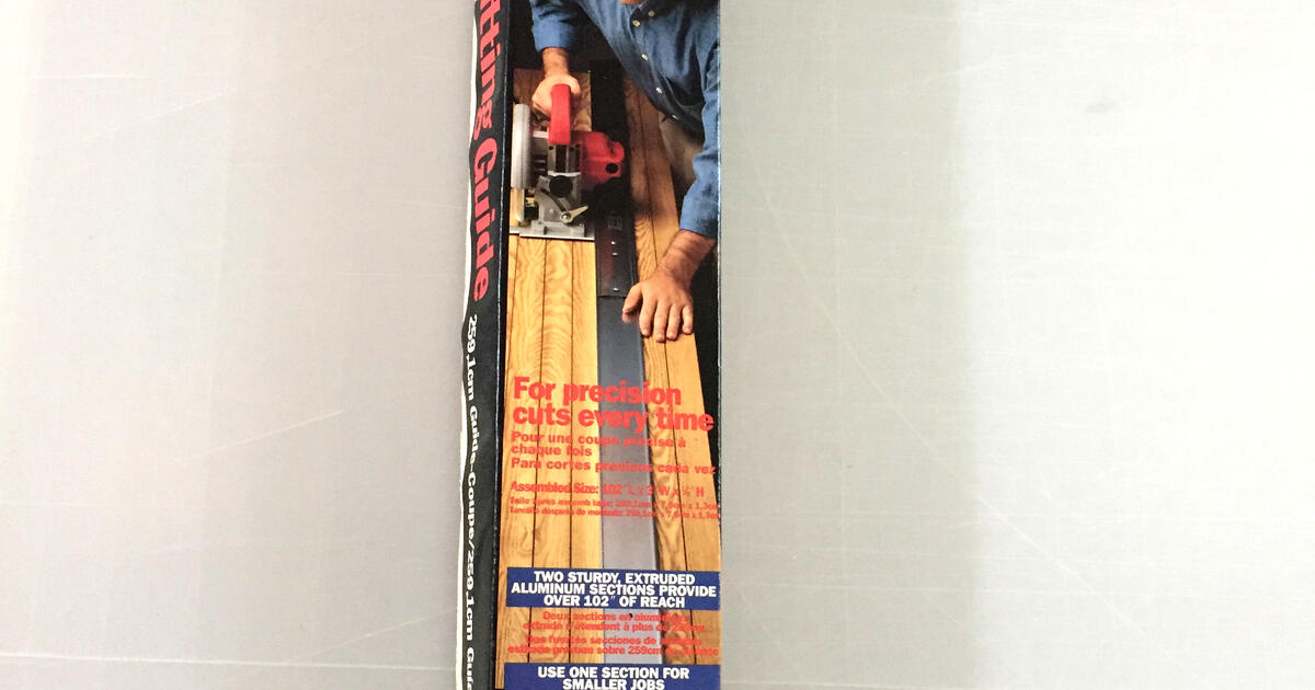 8 1/2 foot straight edge for use with router saber or circular saw cutting guide for 70 in