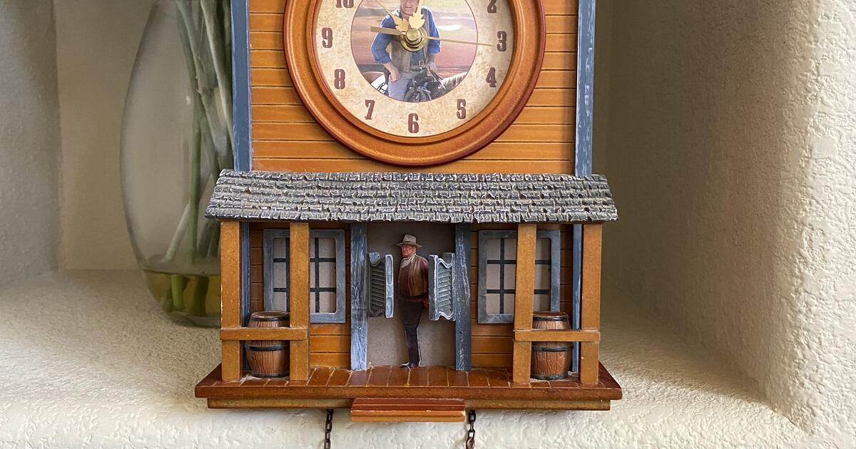 John Wayne Cuckoo Clock for $75 in Las Cruces, NM | For Sale & Free ...