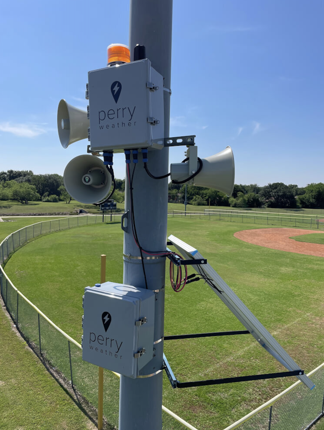 A new outdoor weather warning system is in place at six NRH Park