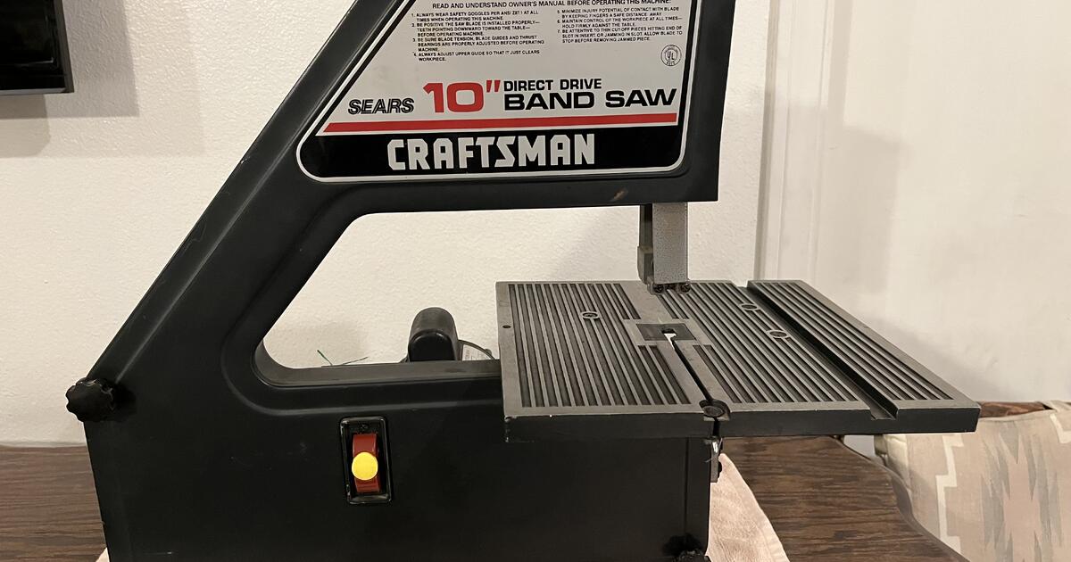 Craftsman 10" Direct Drive Band Saw for 60 in Beaumont, CA For Sale