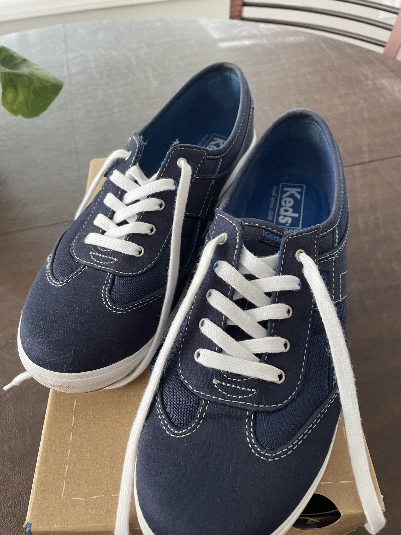 Ladies Keds Navy Blue Sneakers - size 8.5