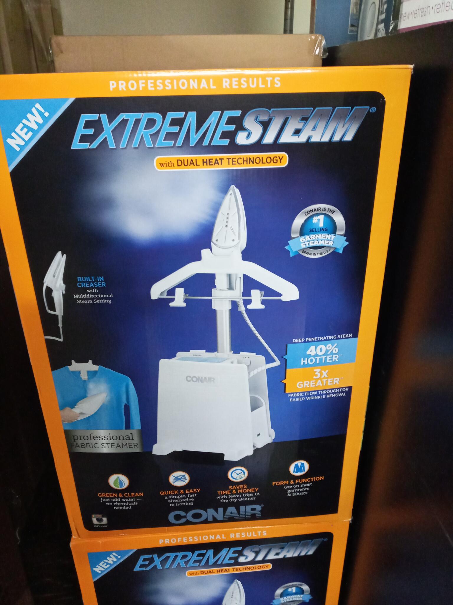 extreme steam with dual heat technology