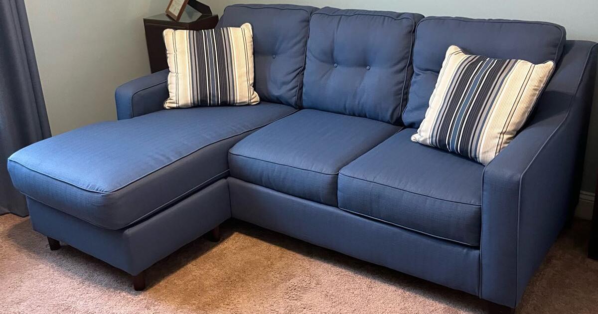Blue Sectional Hide-A-Bed Sofa for $200 in Myrtle Beach, SC | For Sale ...