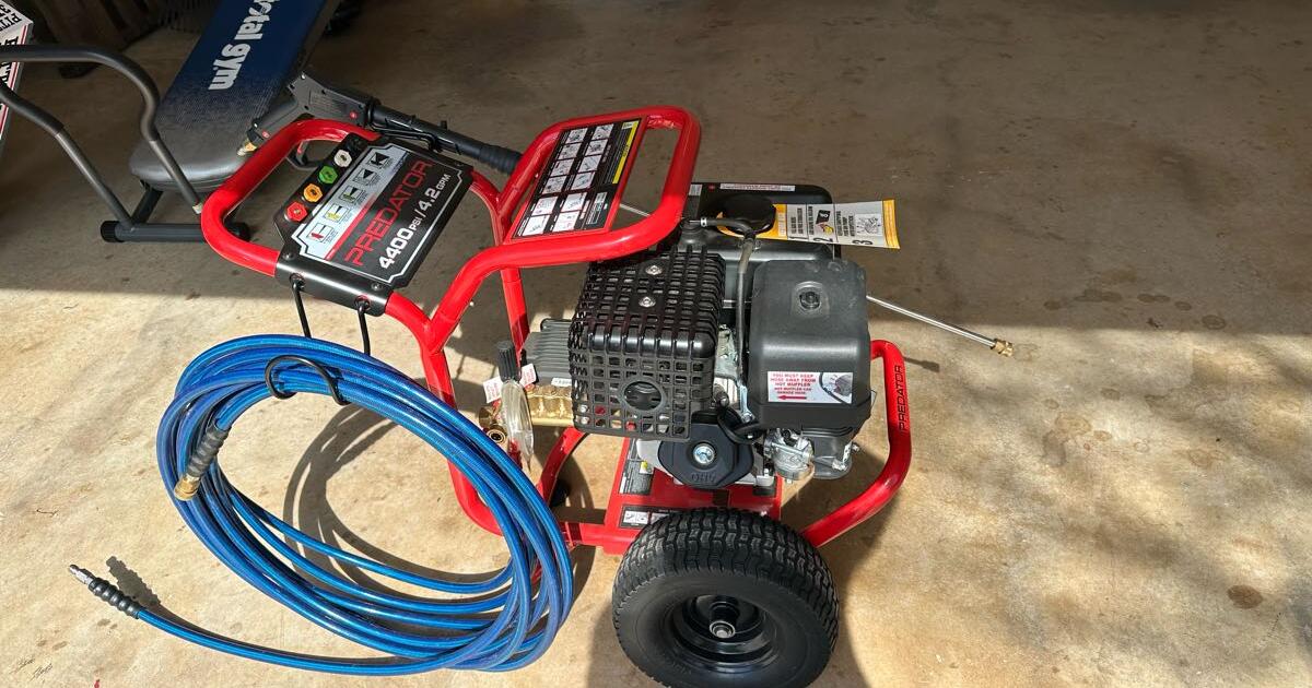 Predator 4.2gpm 4400 psi pressure washer for $750 in Frisco, TX | For ...