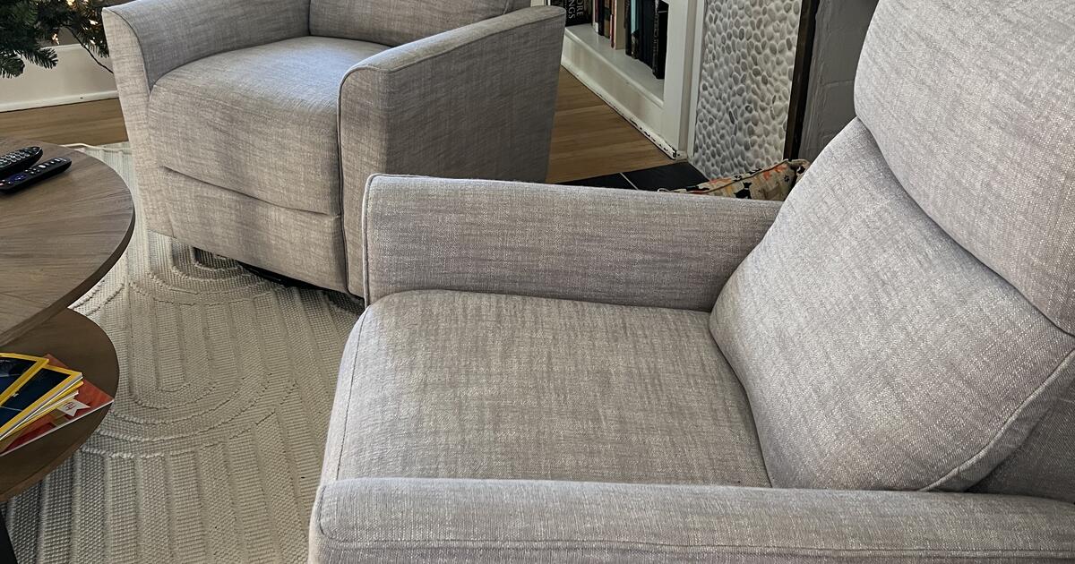 REDUCED! Soho Swivel Glider by Second Story Home (set of 2) for 250 in