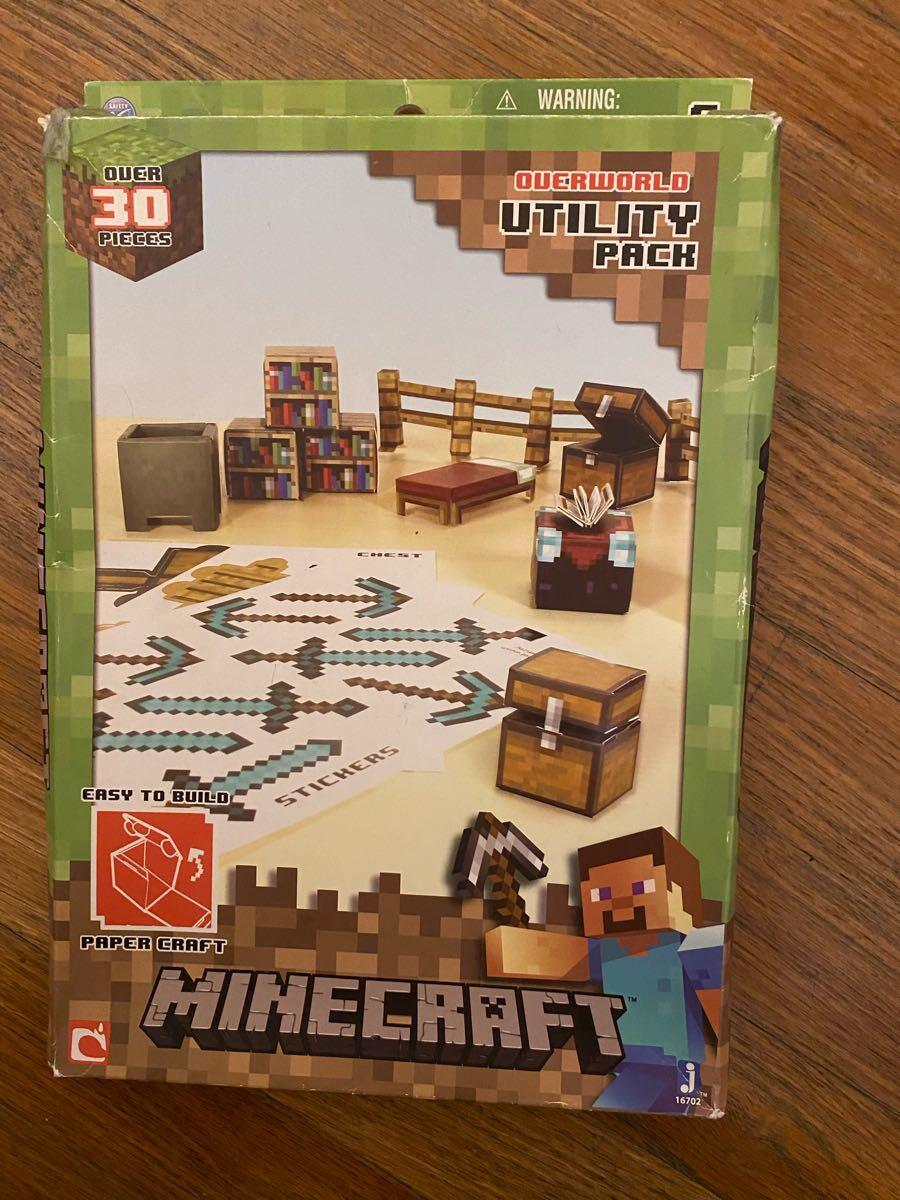 Minecraft Papercraft Utility Pack, Over 30 Pieces