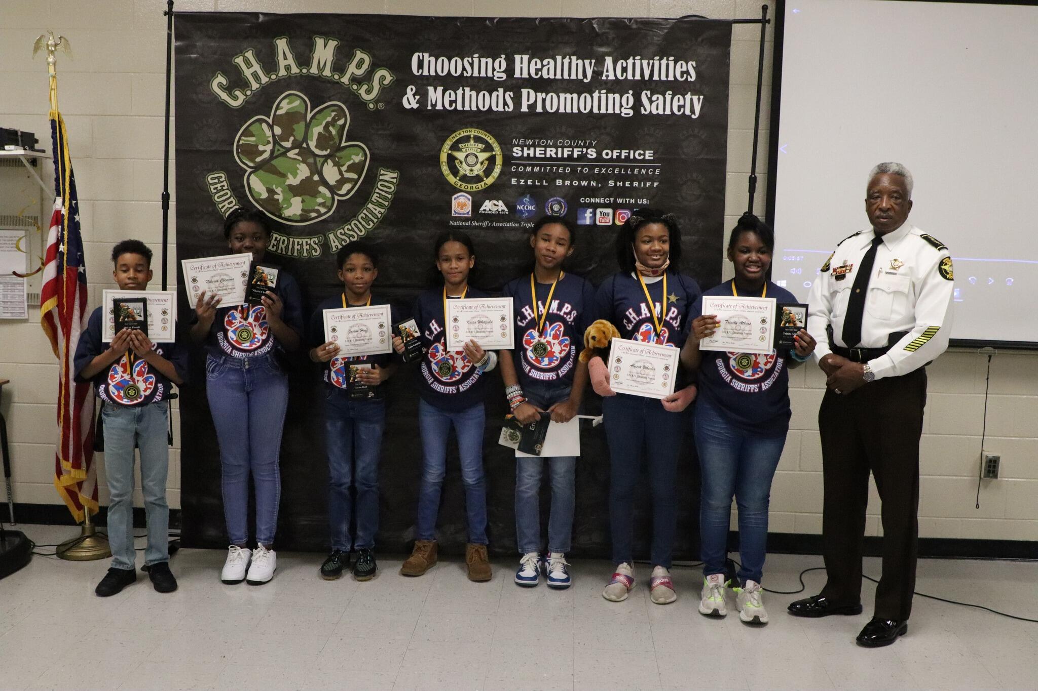 Sheriff Ezell Brown and the Newton County Sheriff’s Office graduated