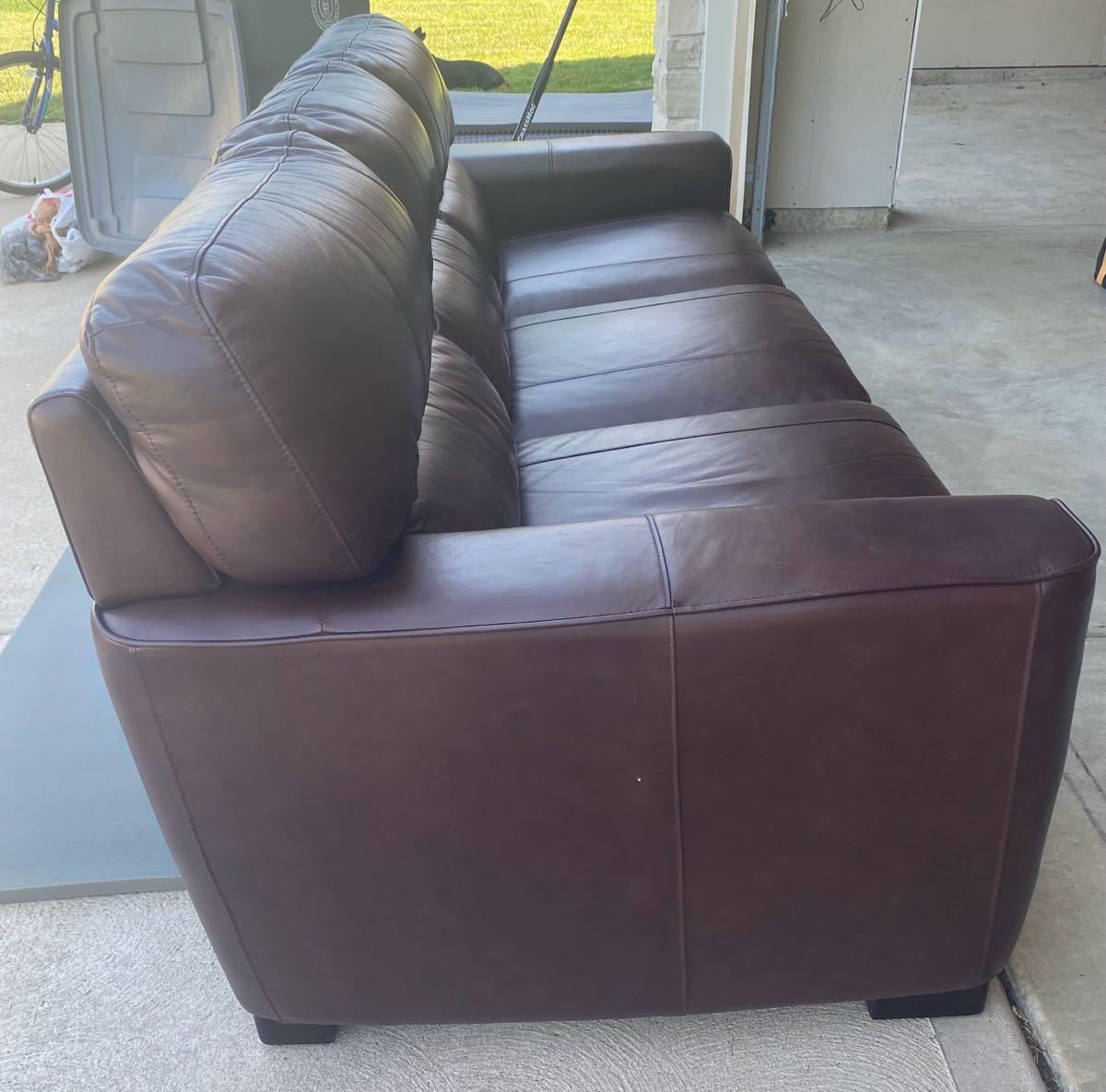 Art Van Leather Sofa Bed Baci Living Room