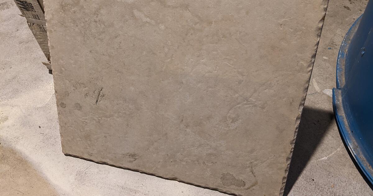 Beige/Tan Italian Porcelain (Ceramic) 12 x 12 floor tile for Free in