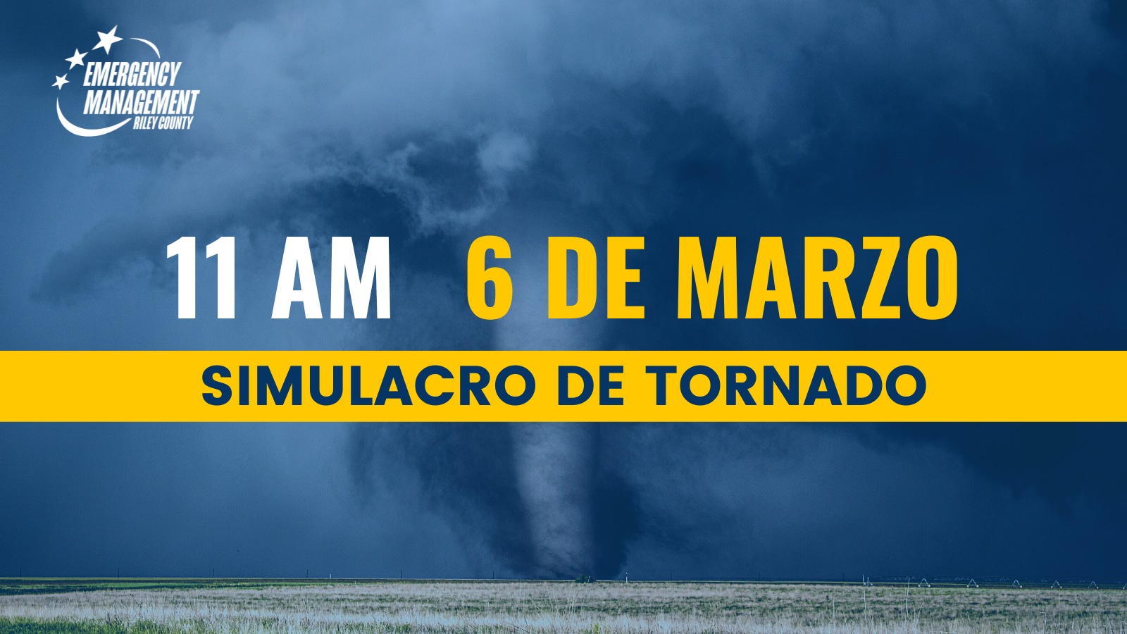 TEST TEST TEST STATEWIDE TORNADO DRILL Wednesday, March 6, 2024, at 11