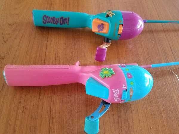 Vintage Barbie & Scooby Doo Child's Fishing Poles For $15 In