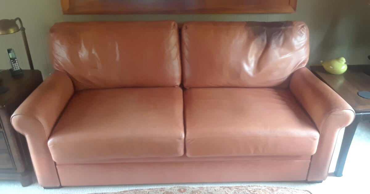 American Leather Sofa Sleeper Ottoman also for sale for 450 in Union