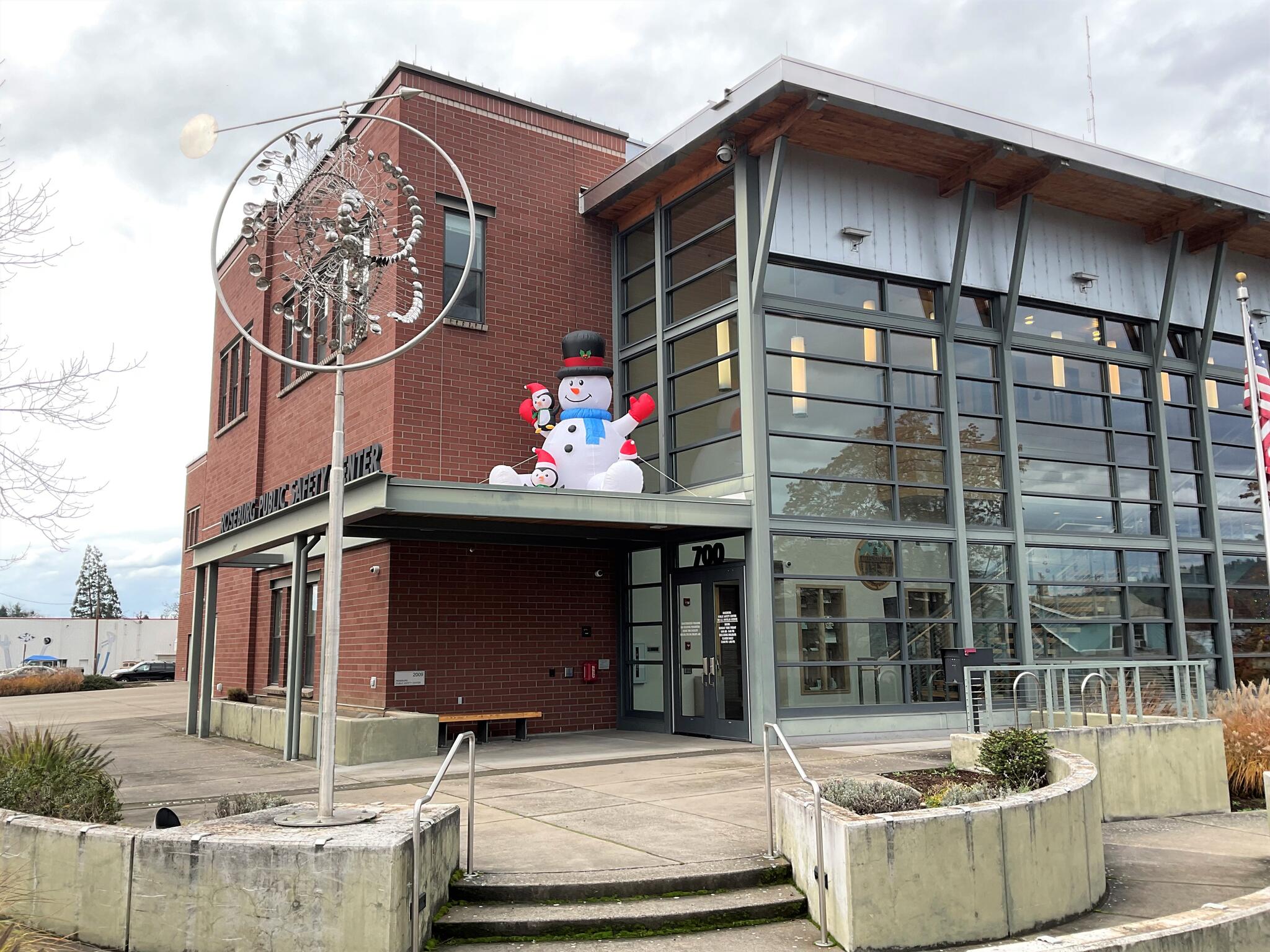The Roseburg Public Safety Center is offering yuletide cheer after